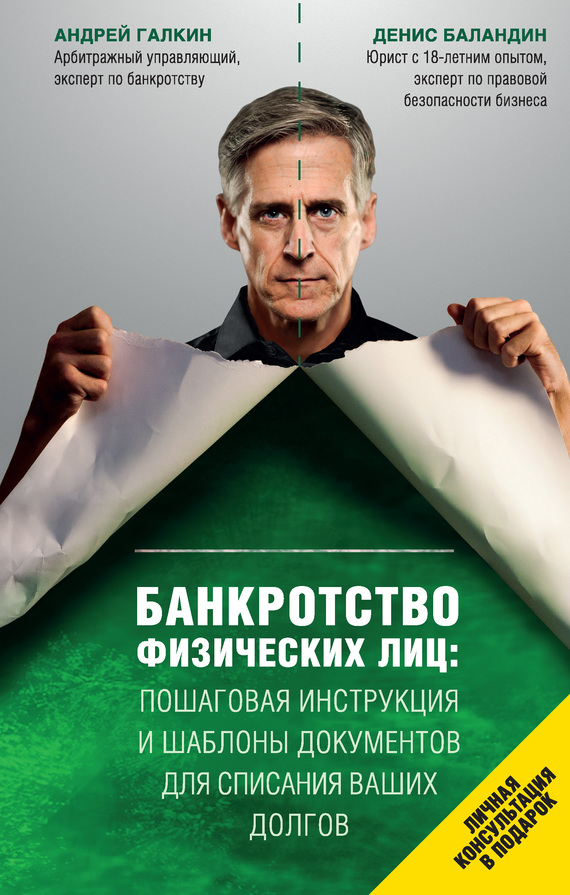 Читать книгу Банкротство физических лиц: пошаговая инструкция и шаблоны документов для списания ваших долгов автор: Денис  Баландин, Андрей Александрович Галкин