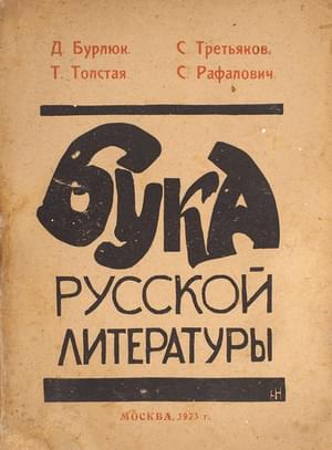 Читать книгу Бука русской литературы автор: Давид Давидович Бурлюк, Сергей Михайлович Третьяков, Сергей Львович Рафалович